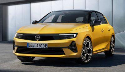 Neues Elektroauto Opel Astra L in gelb