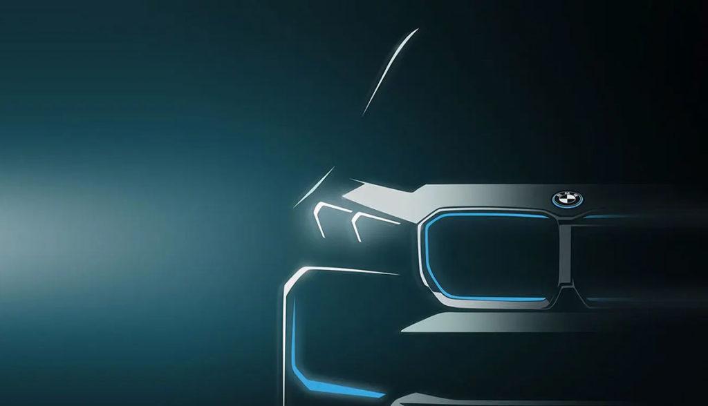 Teaserbild des neuen Elektro-SUV BMW iX1